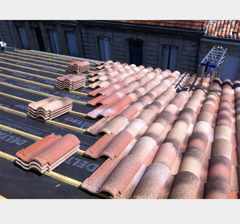 Rénovation complète d'une toiture à Nice